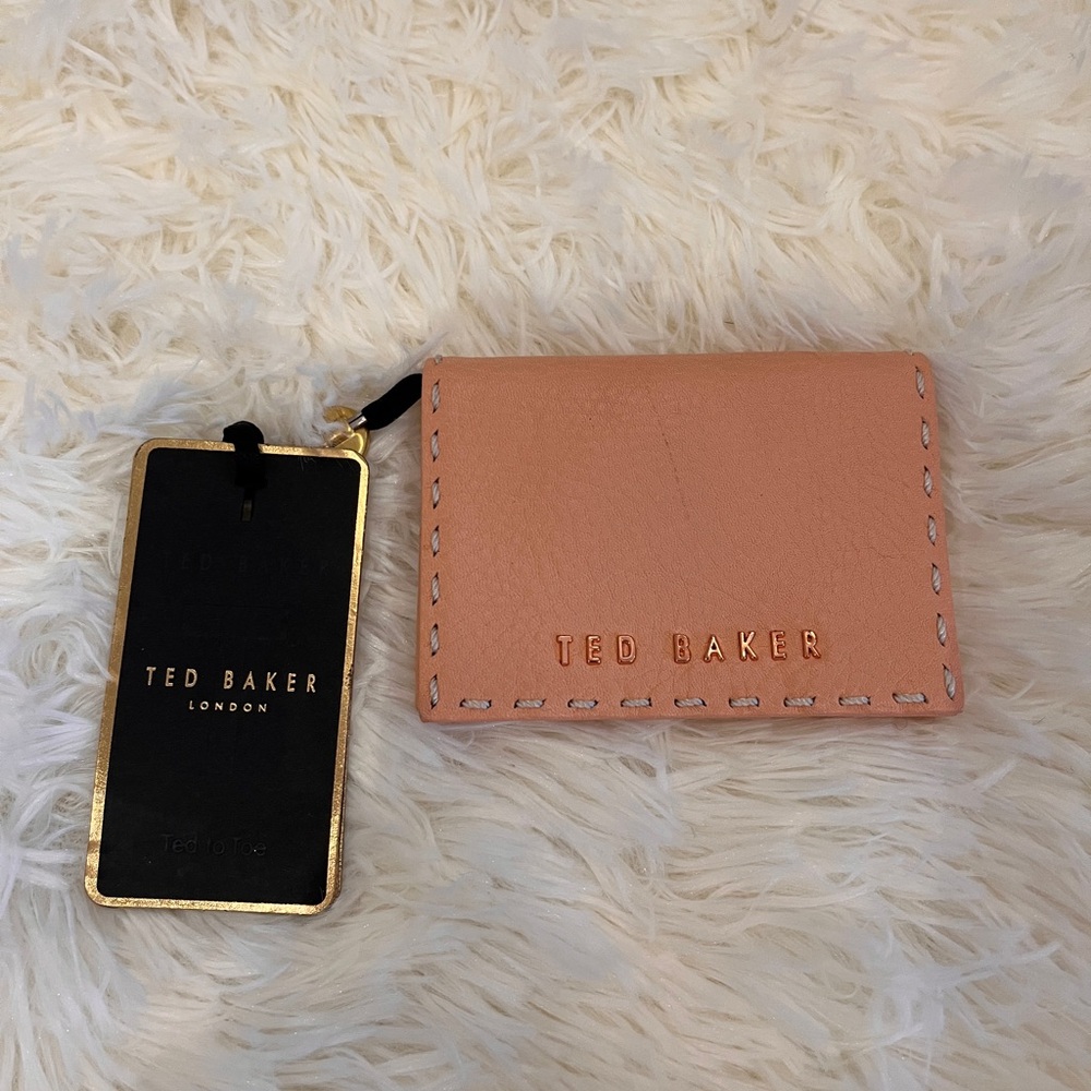 MWT Ted Baker Blush Card Holder Feminine Colour